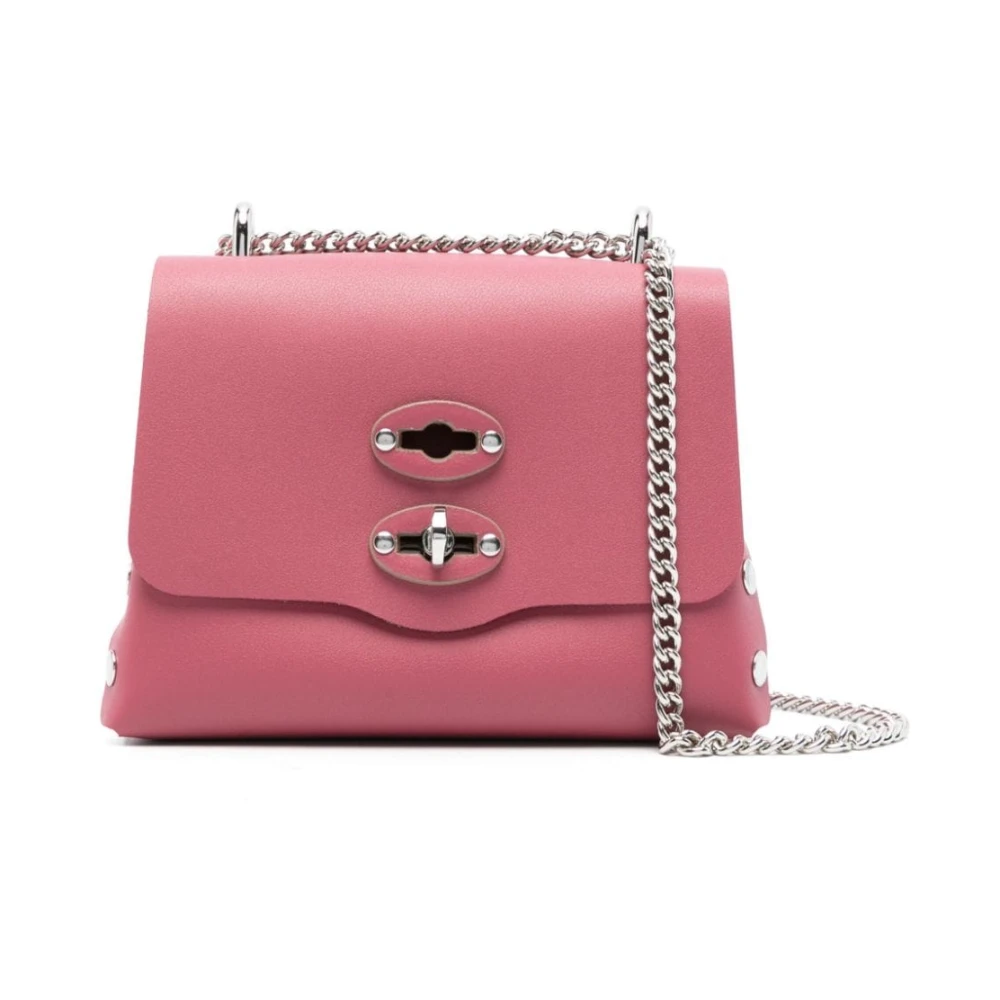 Zanellato Roze Postina Leren Tas Pink Dames