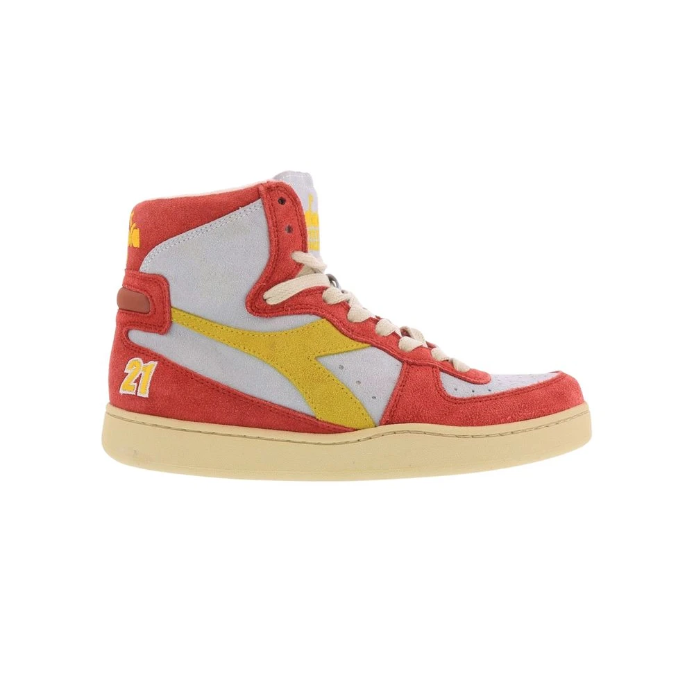 Diadora Atlanta Basket Sneakers Dames Schoenen Rood