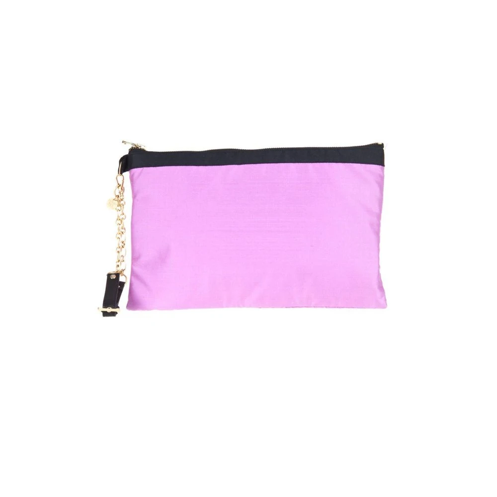 Patrizia Pepe Donna Viola Donne, Borsa A Mano, Lila Seidenhandtasche, - Immagine 3