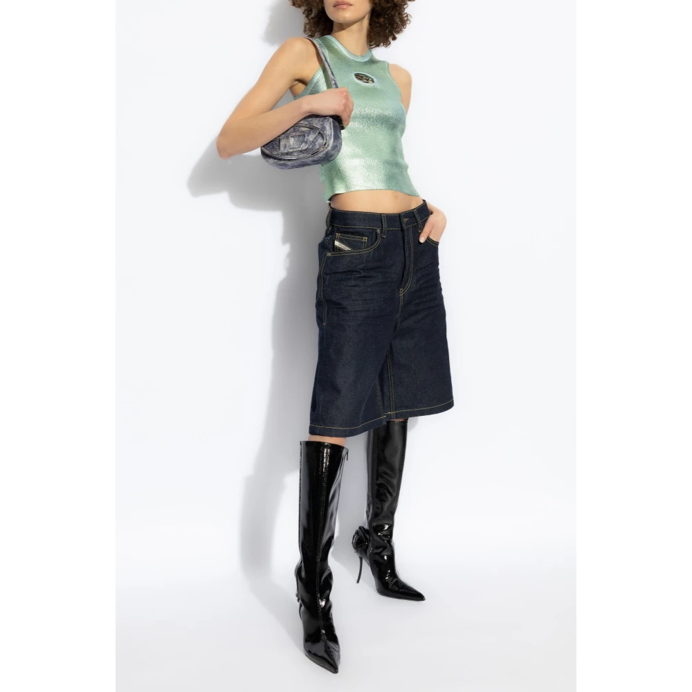 Diesel Top M-Caddix-Top-M Green Dames