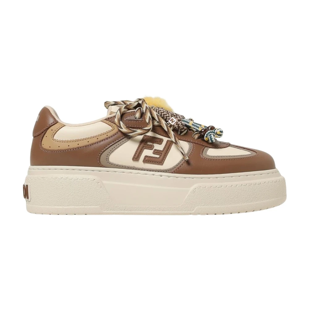 Fendi Women's Brown Platform Trainers - Sneakers - 7 Uk - Shoes