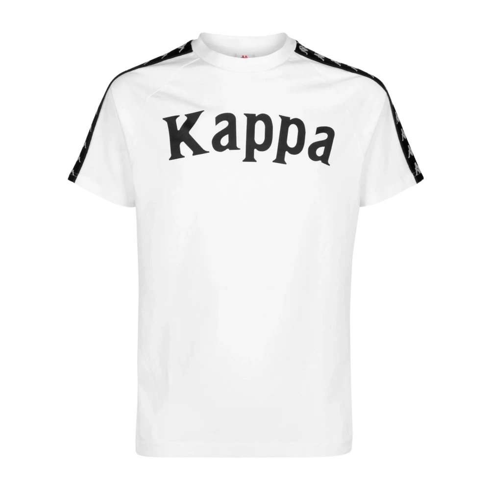 Kappa Korte Mouw T-shirt White Heren