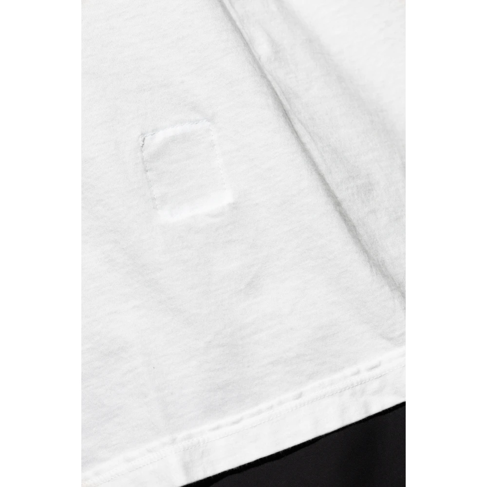 Rick Owens T-shirt Jumbo SS T White Heren