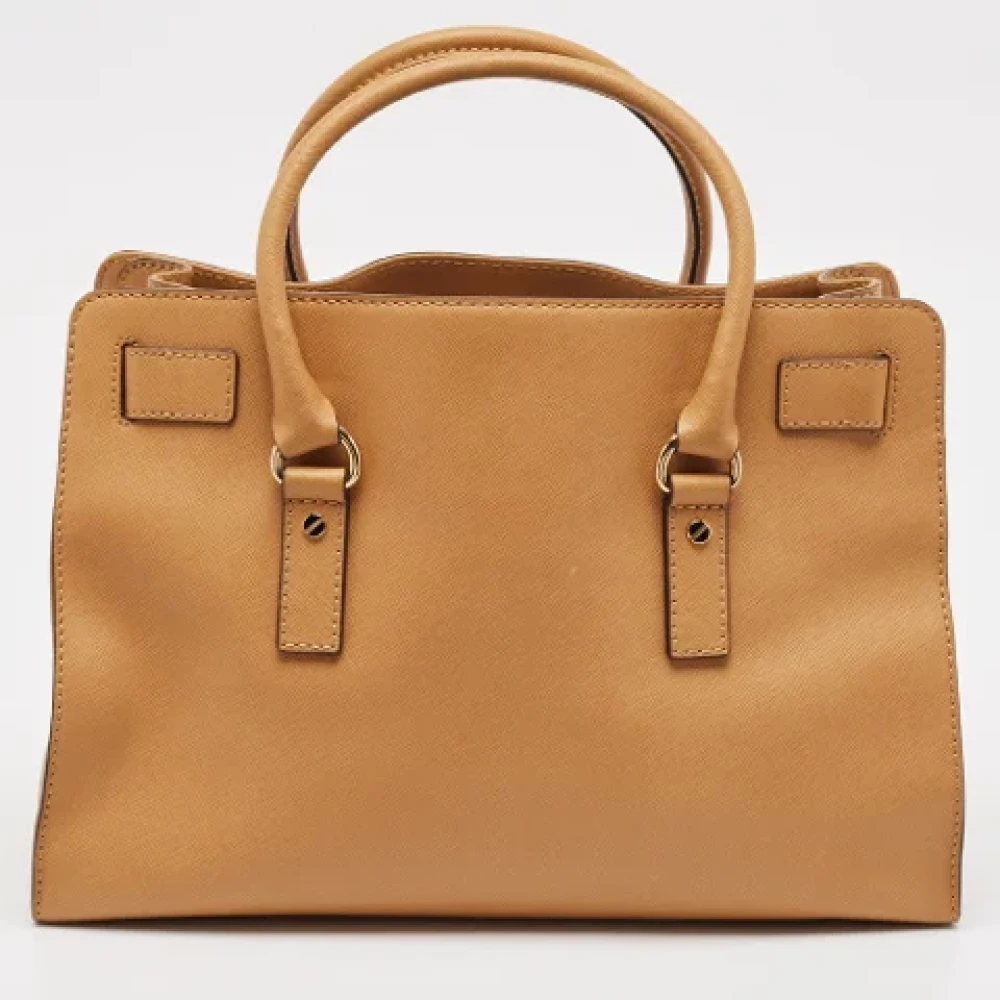 Michael Kors Pre-owned Leather totes Beige Dames