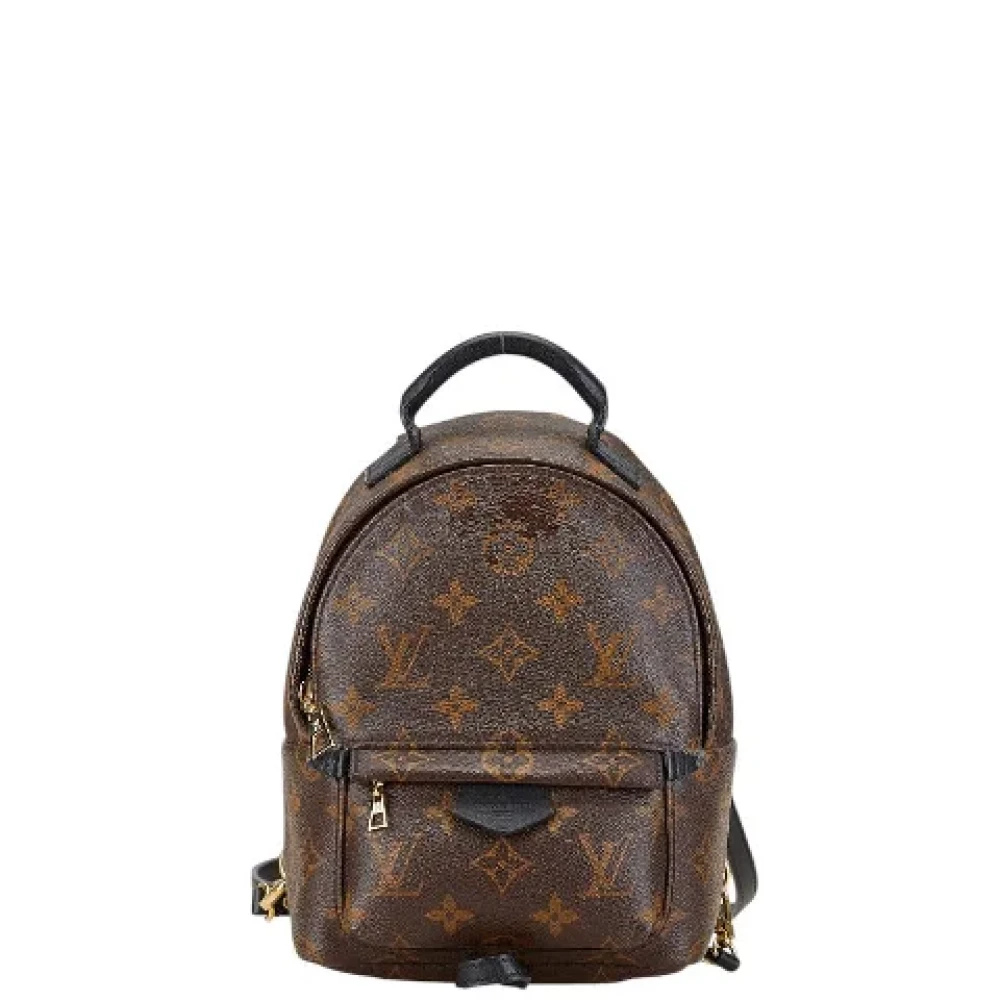 Louis Vuitton Vintage Pre-owned Canvas backpacks Brown Dames