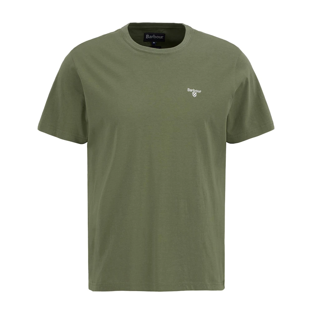 Barbour Men's Green T-Shirts, S, Essential Sports T-Shirt