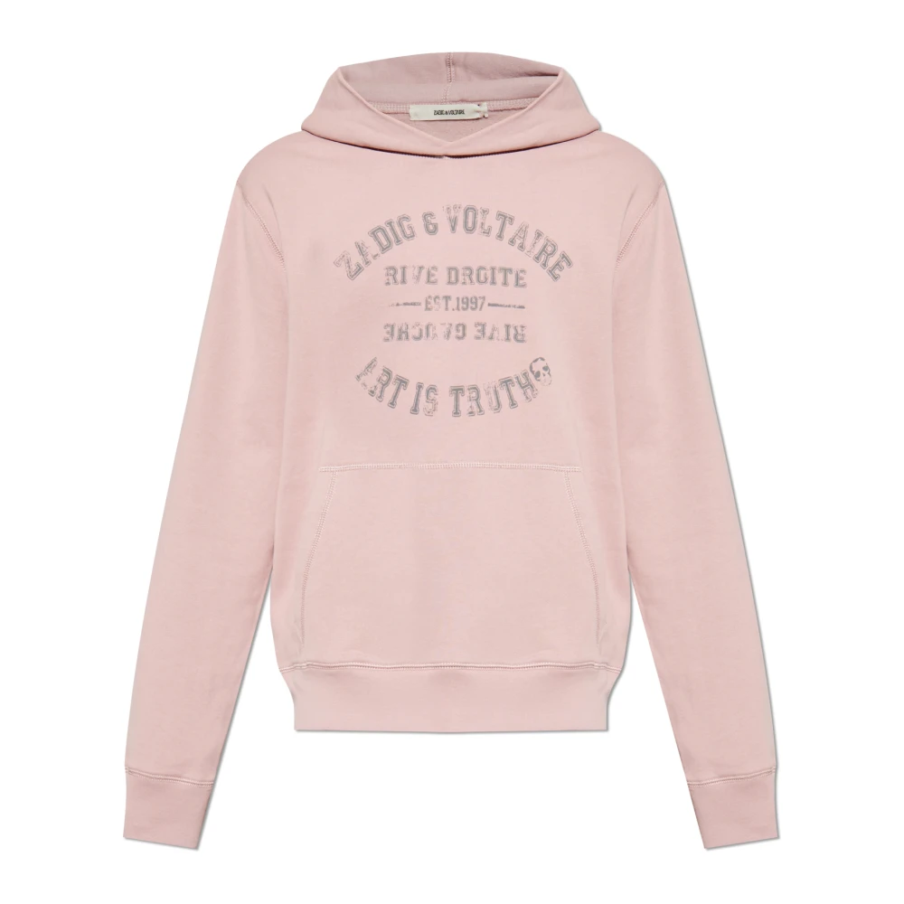 Zadig & Voltaire Gedrukte sweatshirt Pink Heren