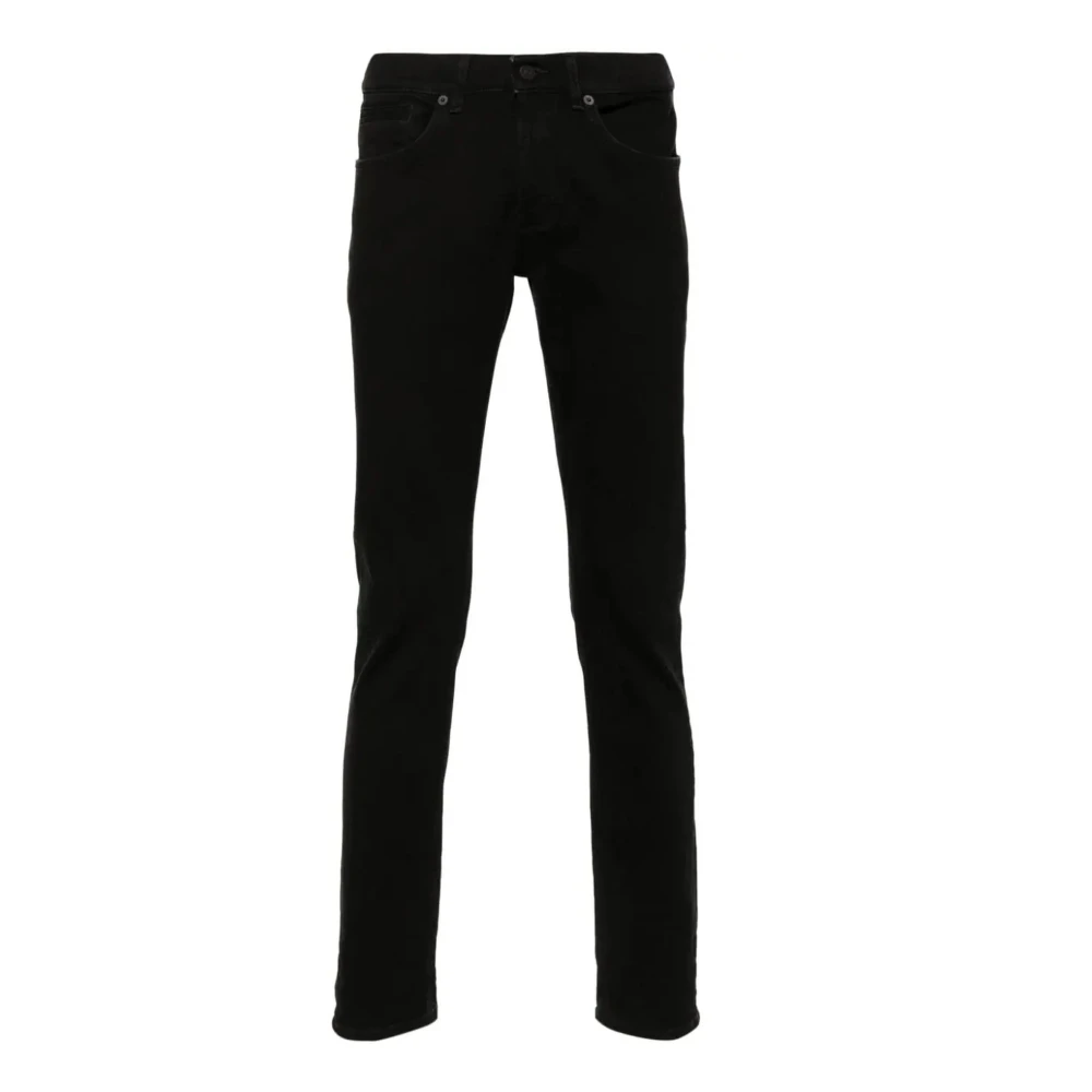 Dondup Zwarte Skinny Jeans van Katoen Black Heren