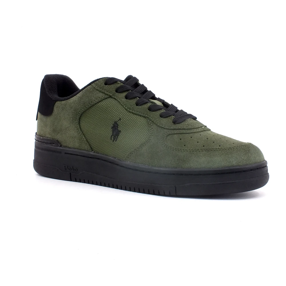 Ralph Lauren Herr Grön Skor 40 Eu, Läder, Sneakers