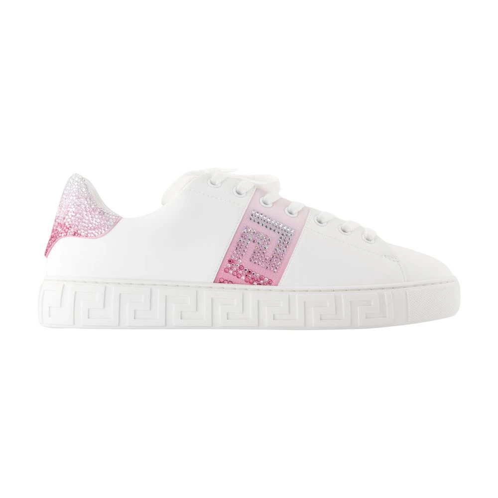 Versace Witte Bio Sneakers Synthetisch Materiaal Dames Schoenen