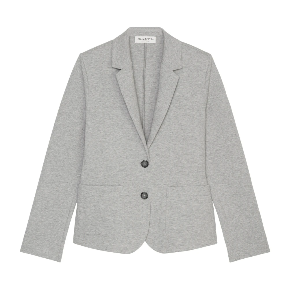 Marc O'Polo Gewone jersey blazer Gray Dames