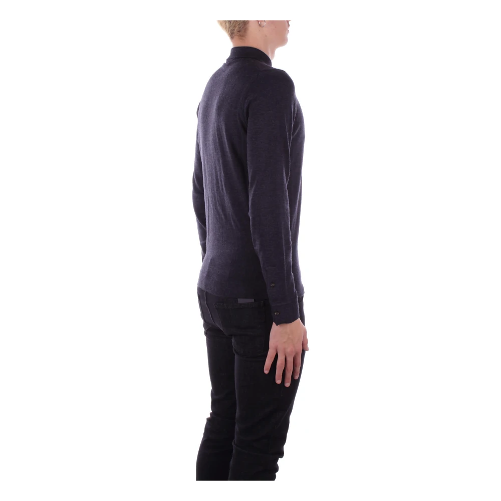 Alpha Studio Antraciet T-shirts en Polos met Logo Gray Heren