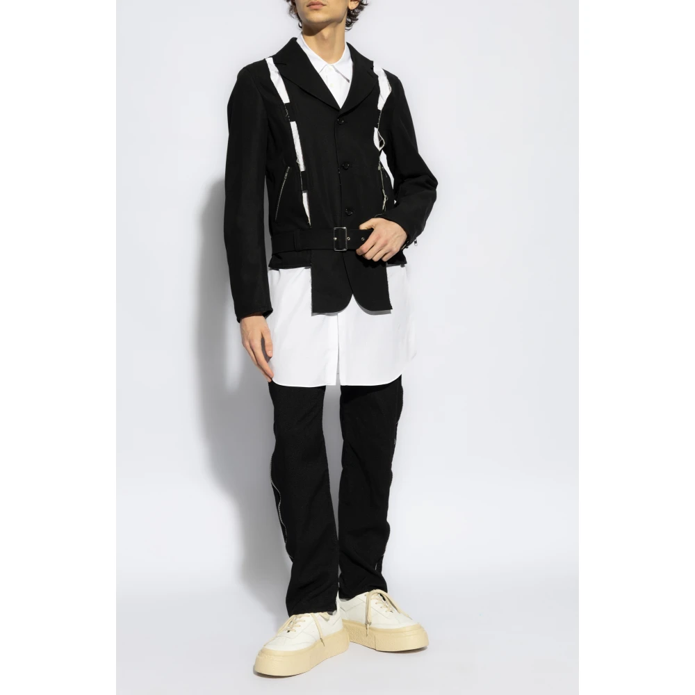 Comme des Garçons Broek met ritsen Black Heren