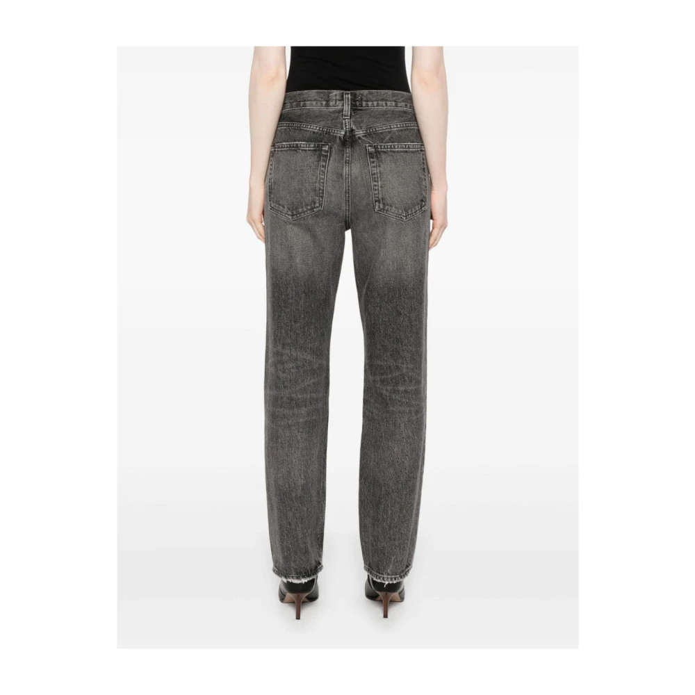 Agolde Valen J Denim Jeans Gray Dames