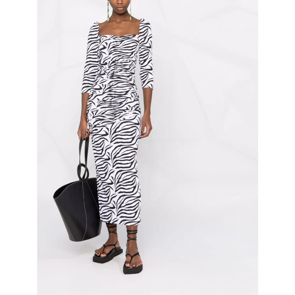 Rotate Birger Christensen Freya Jurk White Dames
