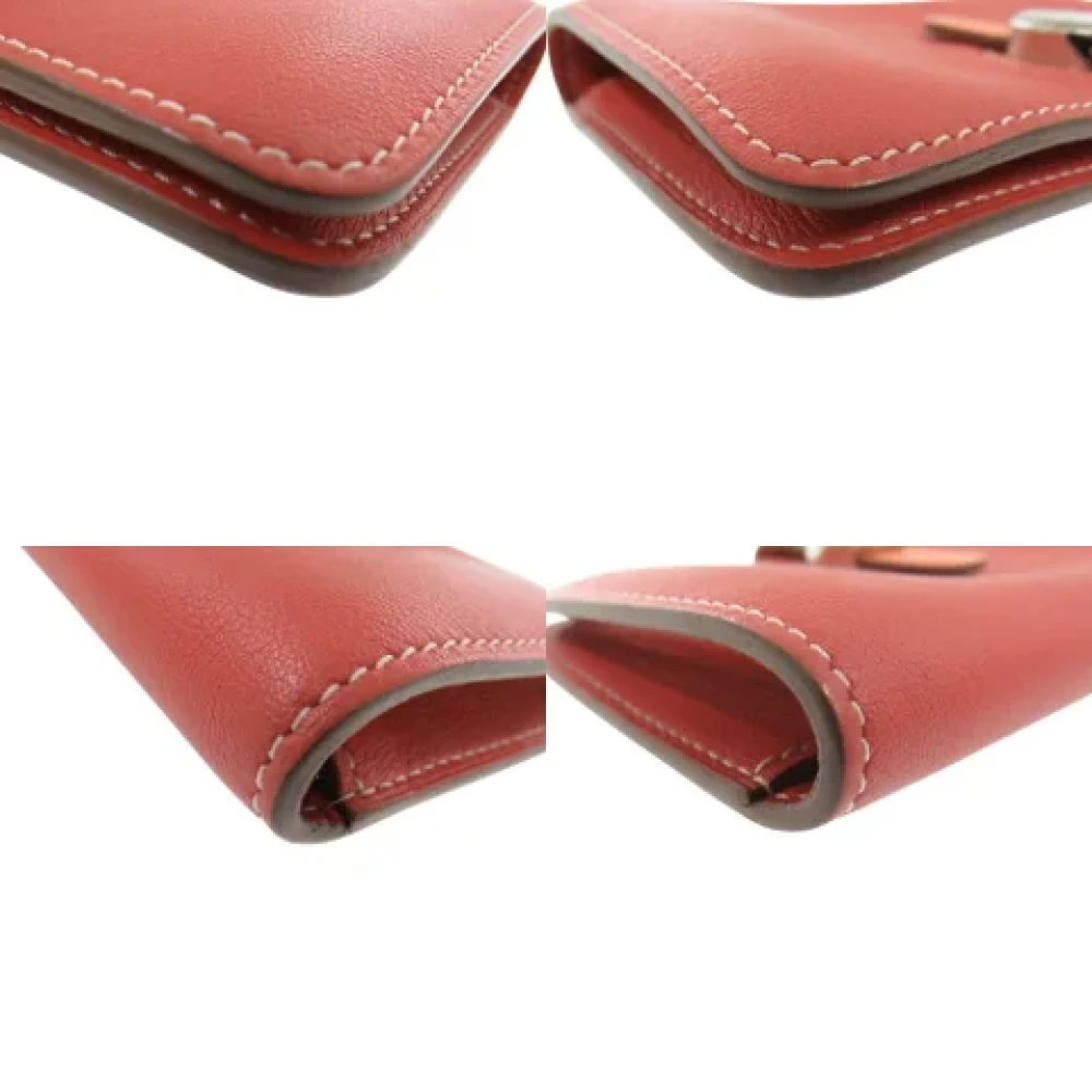 Hermès Vintage Pre-owned Leather wallets Pink Dames