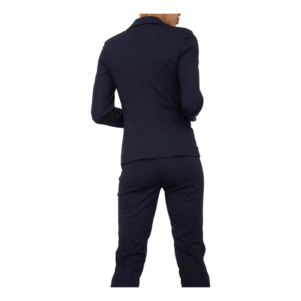 Marella Blauwe Jersey Jas Blue Dames