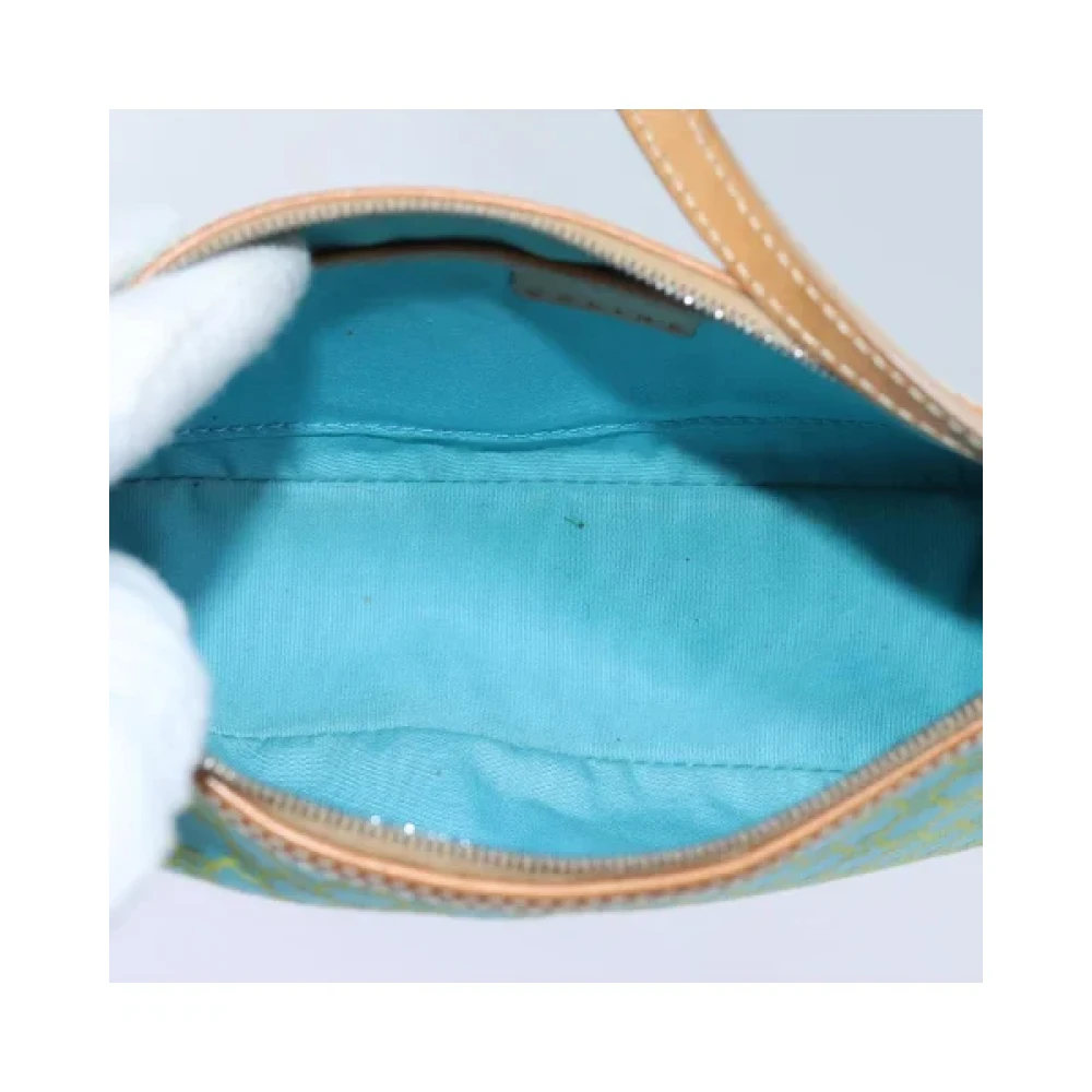 Celine Vintage Pre-owned Canvas celine-bags Blue Dames
