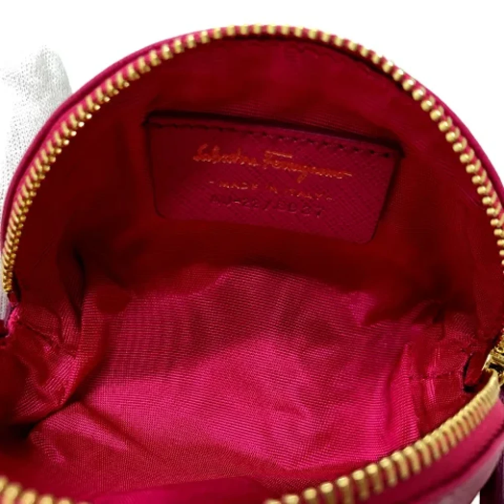 Salvatore Ferragamo Pre-owned Leather wallets Pink Dames