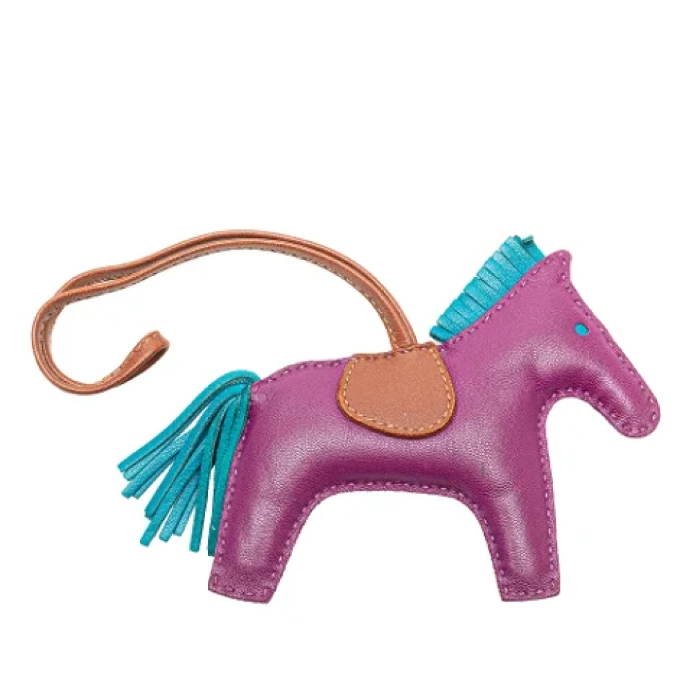 Hermès Vintage Pre-owned Leather key-holders Purple Dames