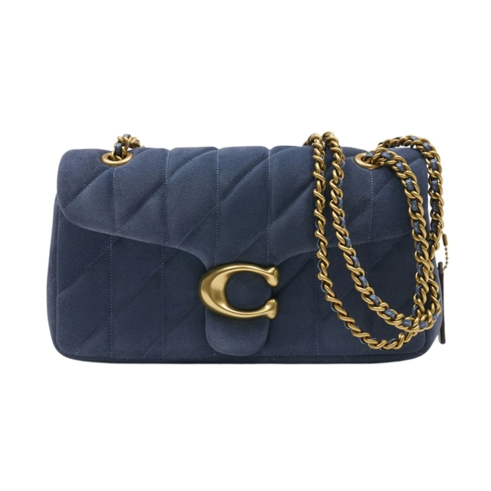 Coach Women's Blue Tabby 26 Chain Shoulder Bag
