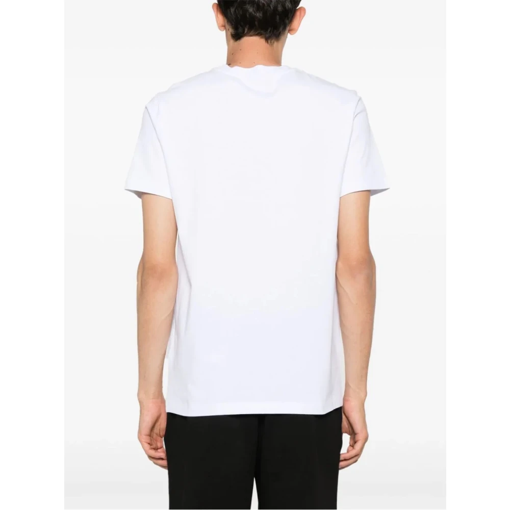 Moncler Korte mouw T-shirt voor mannen White Heren