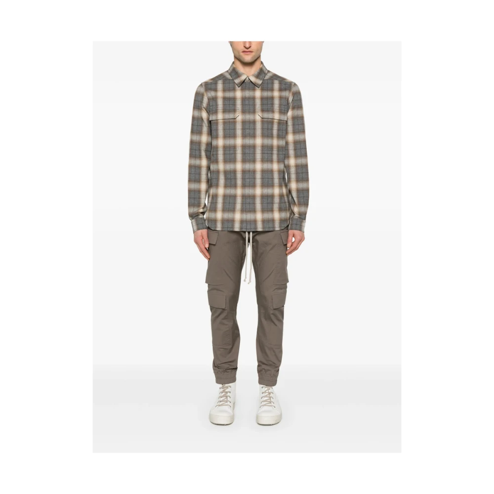 Rick Owens Lichtbruine Trekkoord Elastische Taille Shorts Brown Heren