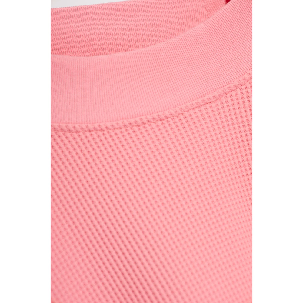 The Attico T-shirt met logo Pink Dames