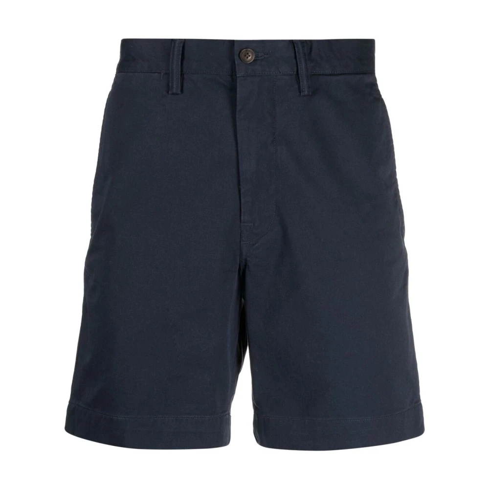 Stretch Fit Chino Shorts Blå Casual