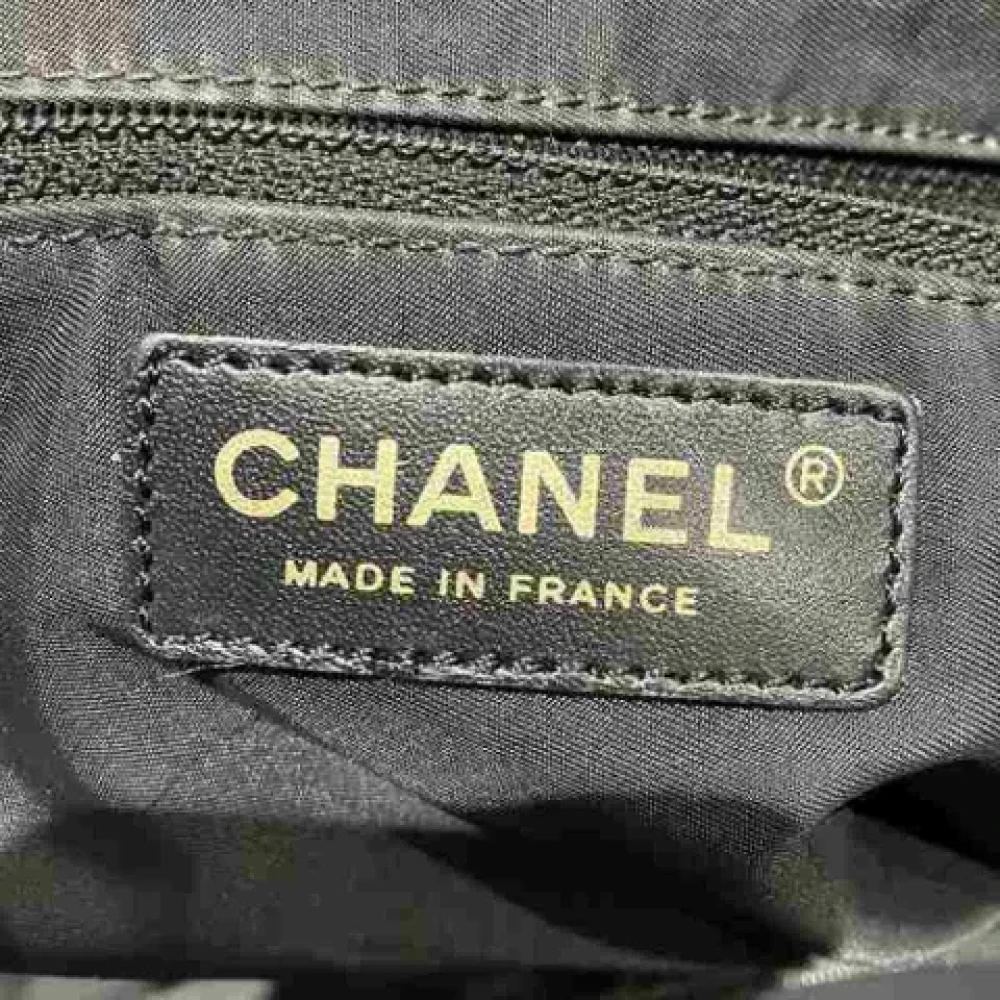 Chanel Vintage Pre-owned Fabric totes Black Dames