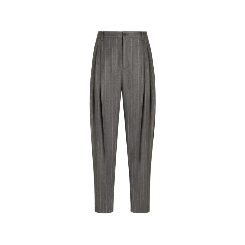 Dolce & Gabbana Uomo Grigio Pantaloni, L, New,