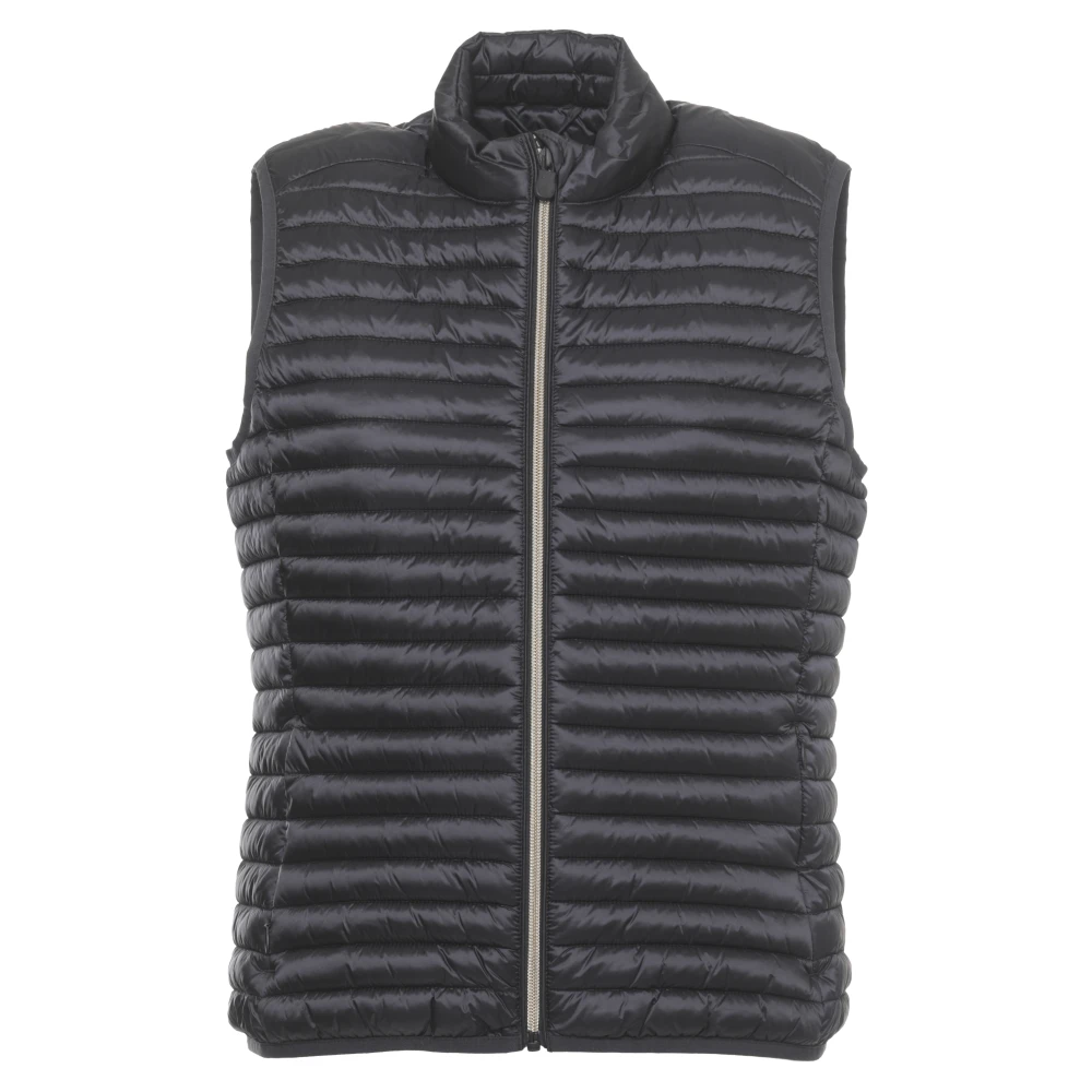 Save The Duck Women's Black Iris Quilted Vest - Waistcoats - S - Jackets