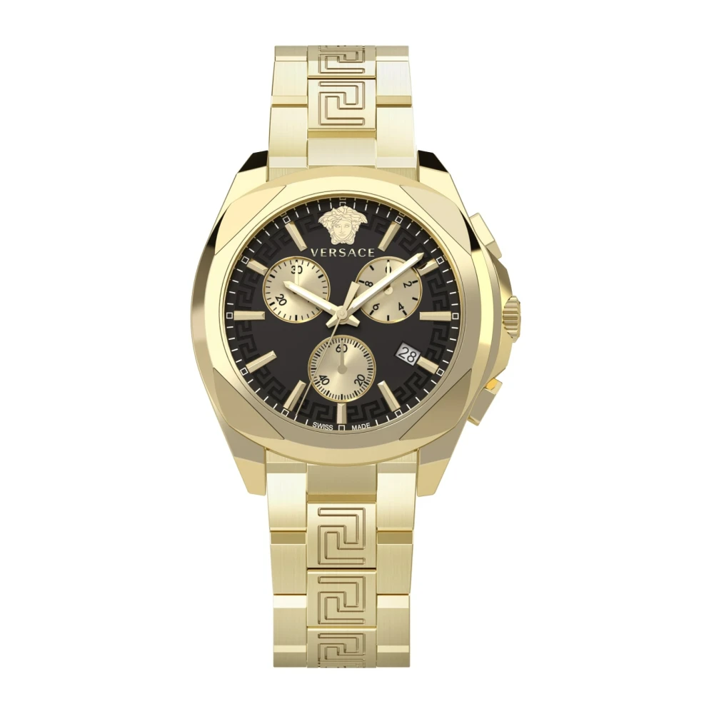 Versace Ladies Watch Chrono 40mm Gold Bracelet VE3CA0723 - Image 3