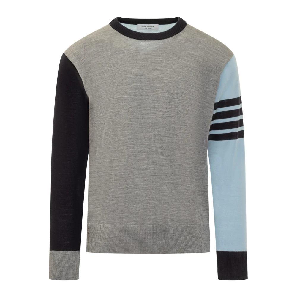 Thom Browne Leuke Mix Crew Neck Sweater Multicolor Heren
