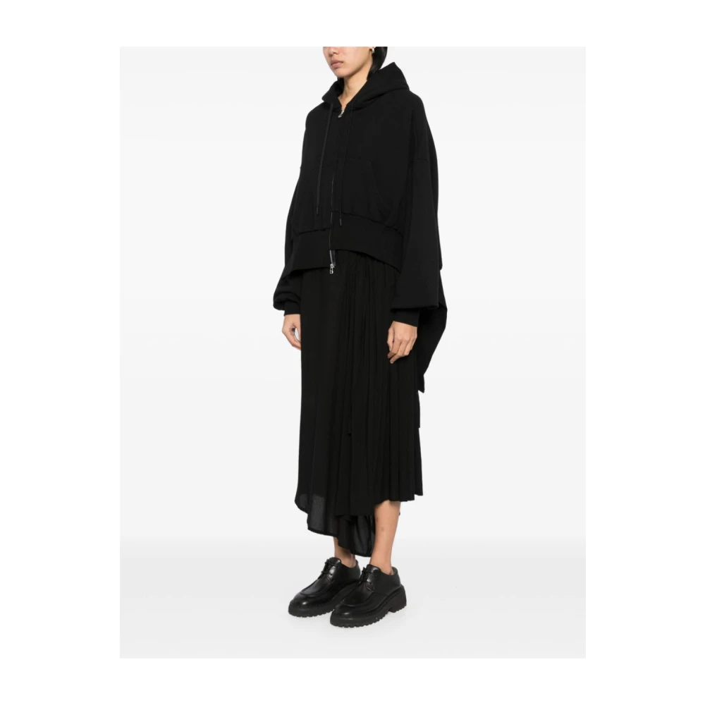 Yohji Yamamoto Zwarte Truien voor Mannen Black Dames