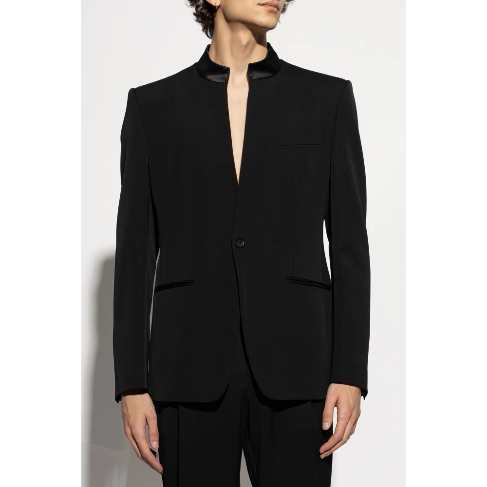 Dolce & Gabbana Wollen blazer Black Heren
