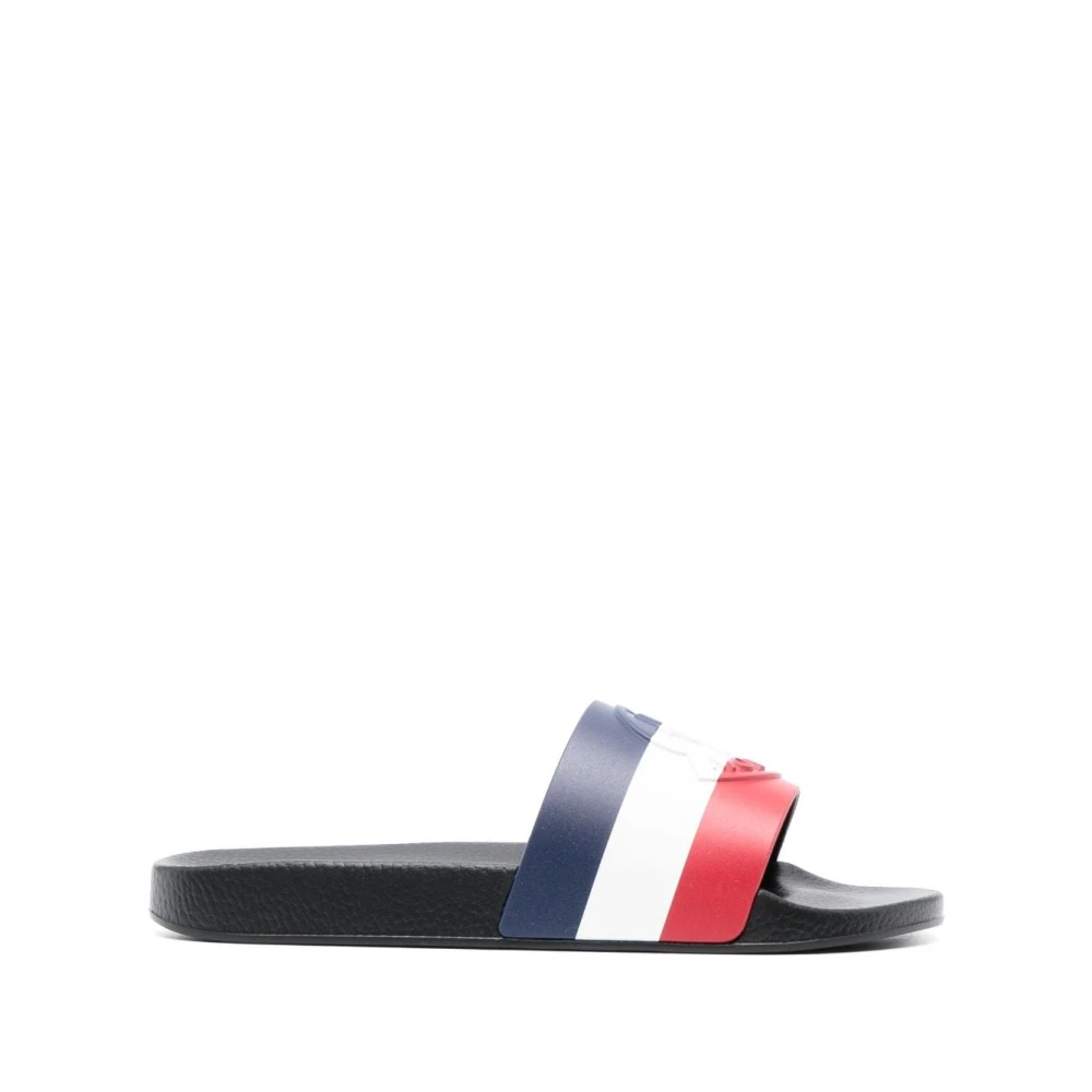 Moncler Men's Basile Logo-Embossed Slides