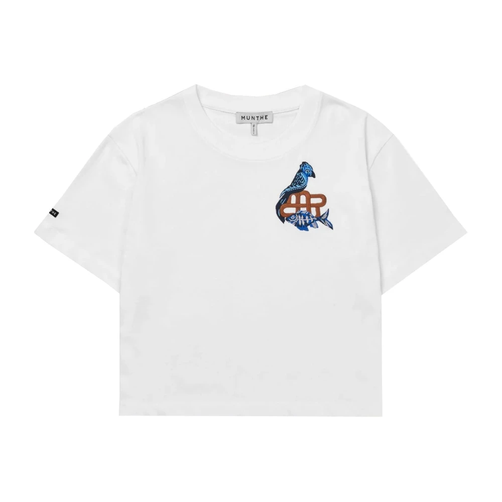 Munthe Women's White T-Shirts, M, T-Shirt