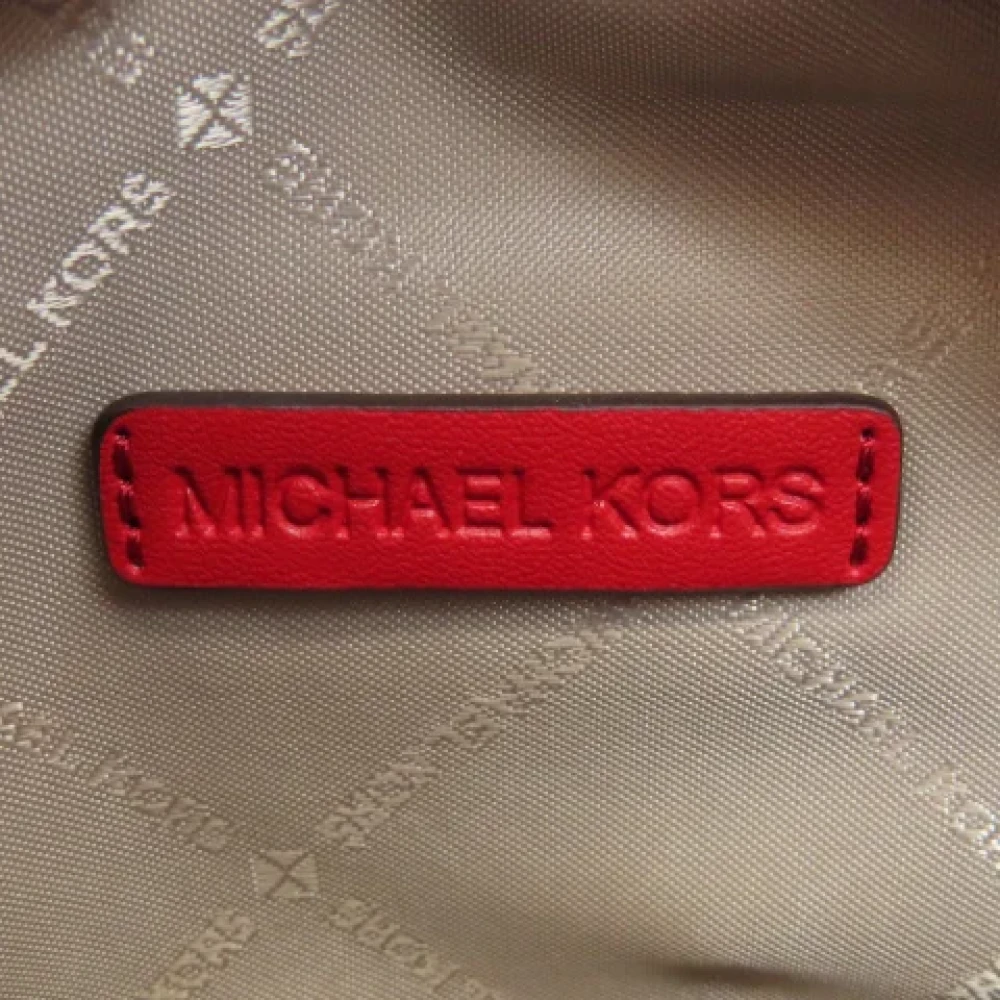 Michael Kors Pre-owned Leather shoulder-bags Red Dames