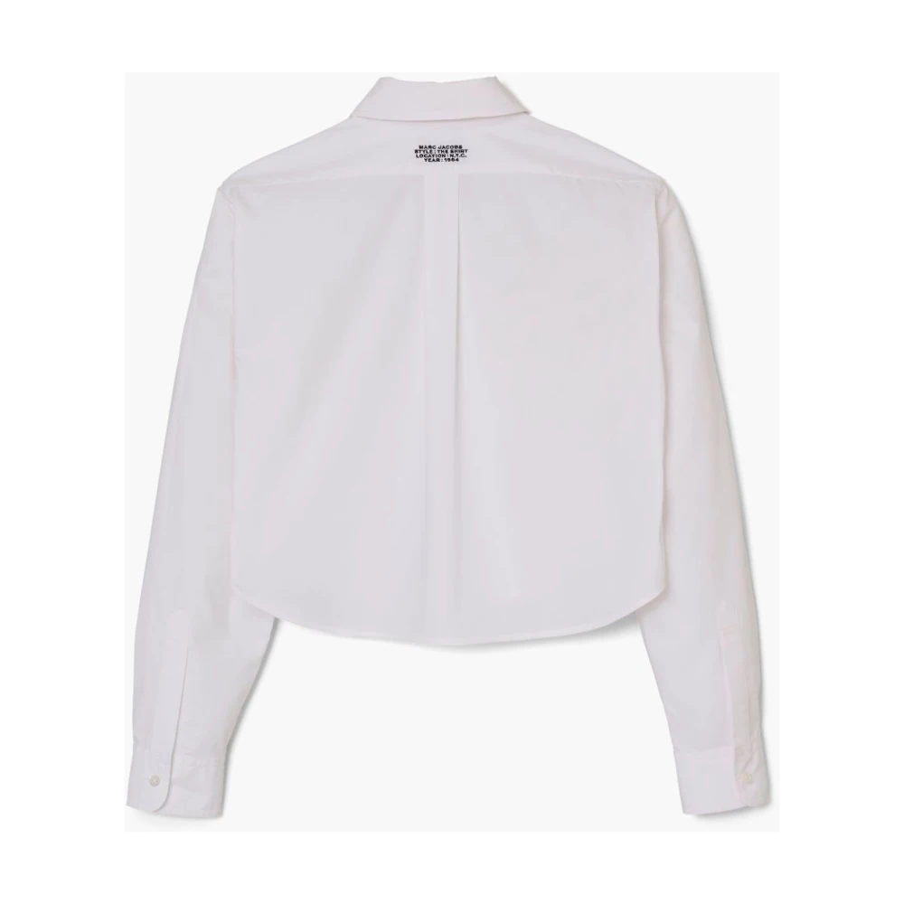Marc Jacobs Witte Cropped Femme Shirt White Dames