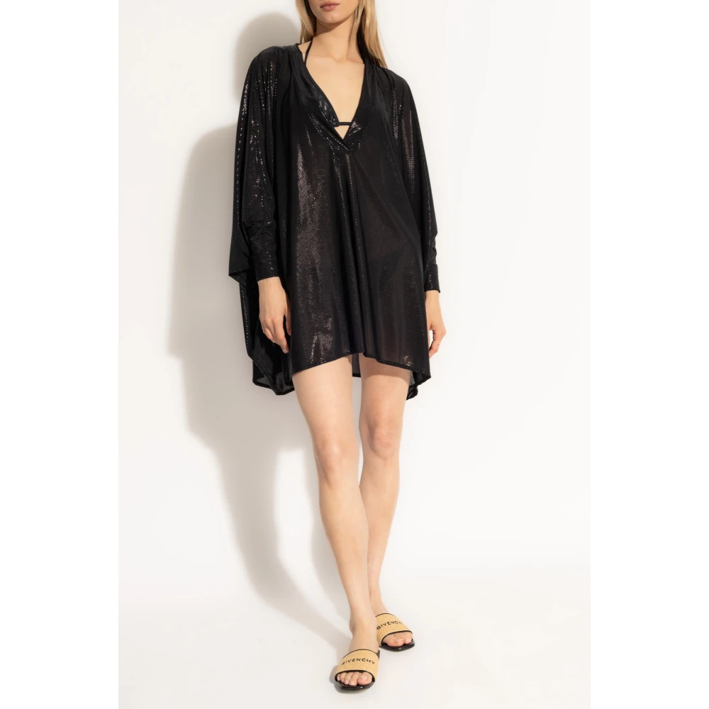Balmain Korte strandjurk Black Dames