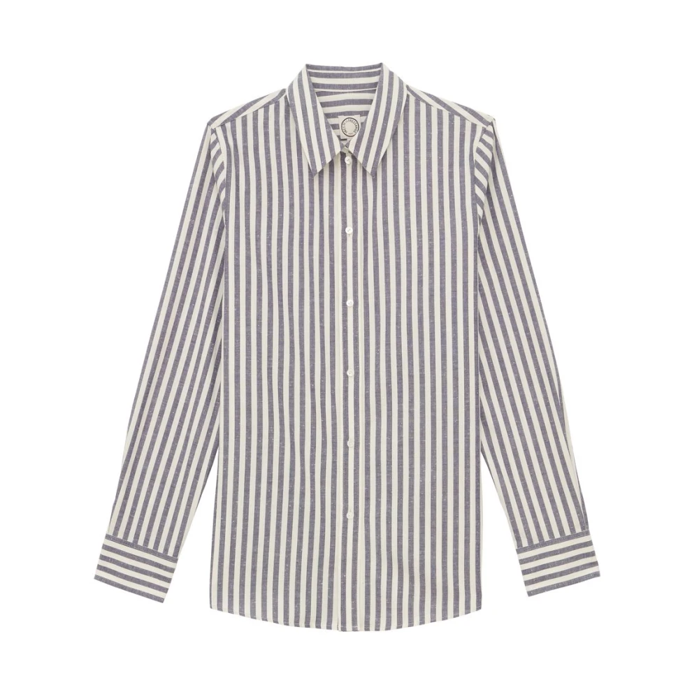 Ines De La Fressange Paris Martin katoenen overhemd Blue Dames