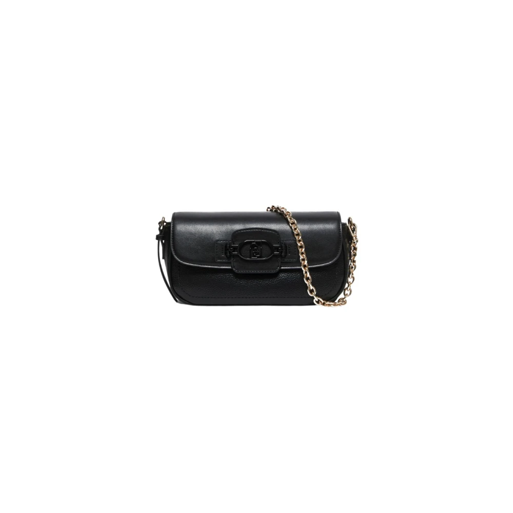 Liu Jo Stijlvolle Baguette Stijl Handtas Black Dames