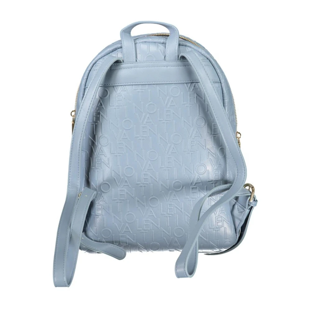 Valentino by Mario Valentino Stijlvolle Blauwe Rugzak met Meerdere Compartimenten Blue Dames