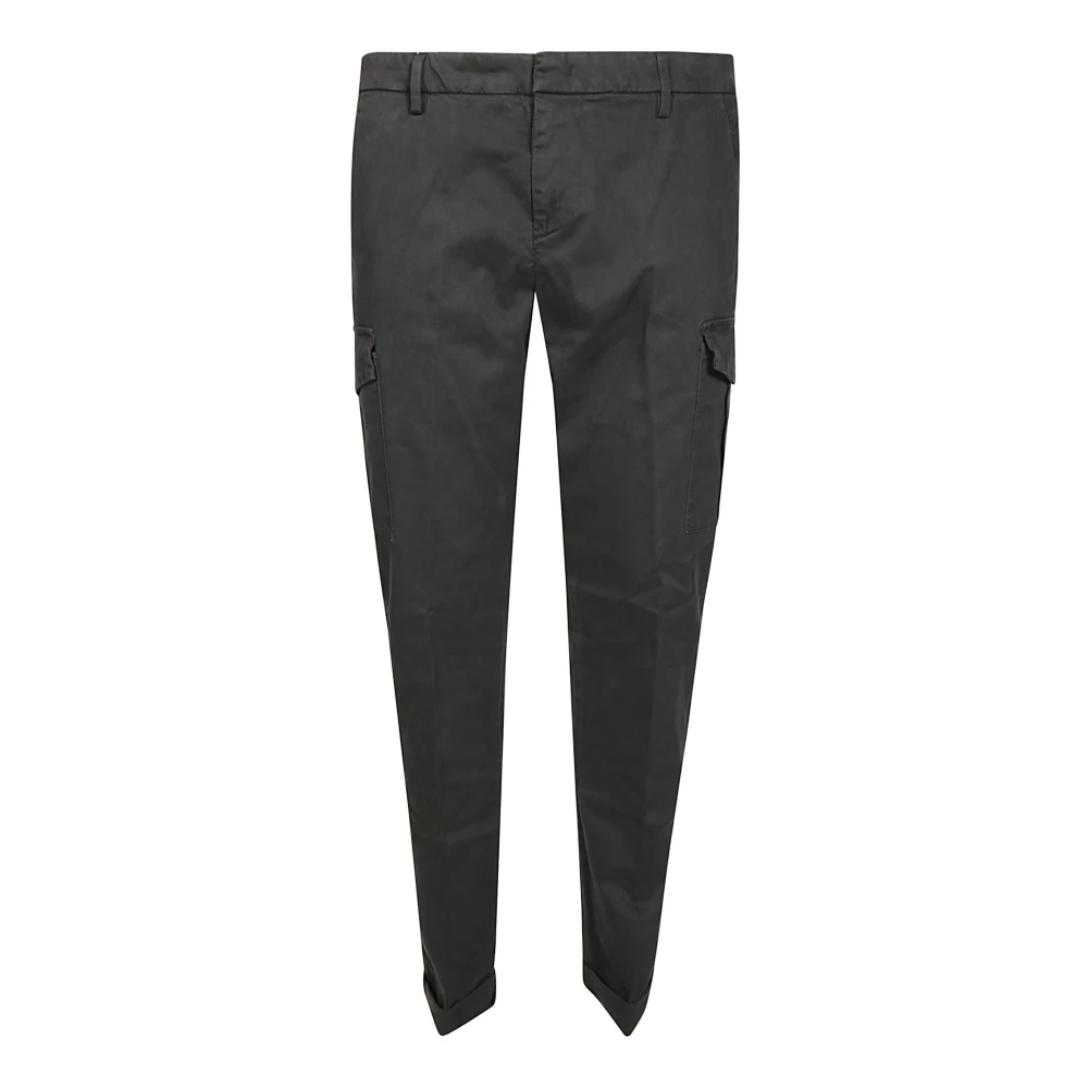 Dondup Cargo Gabardine Broek Gray Heren