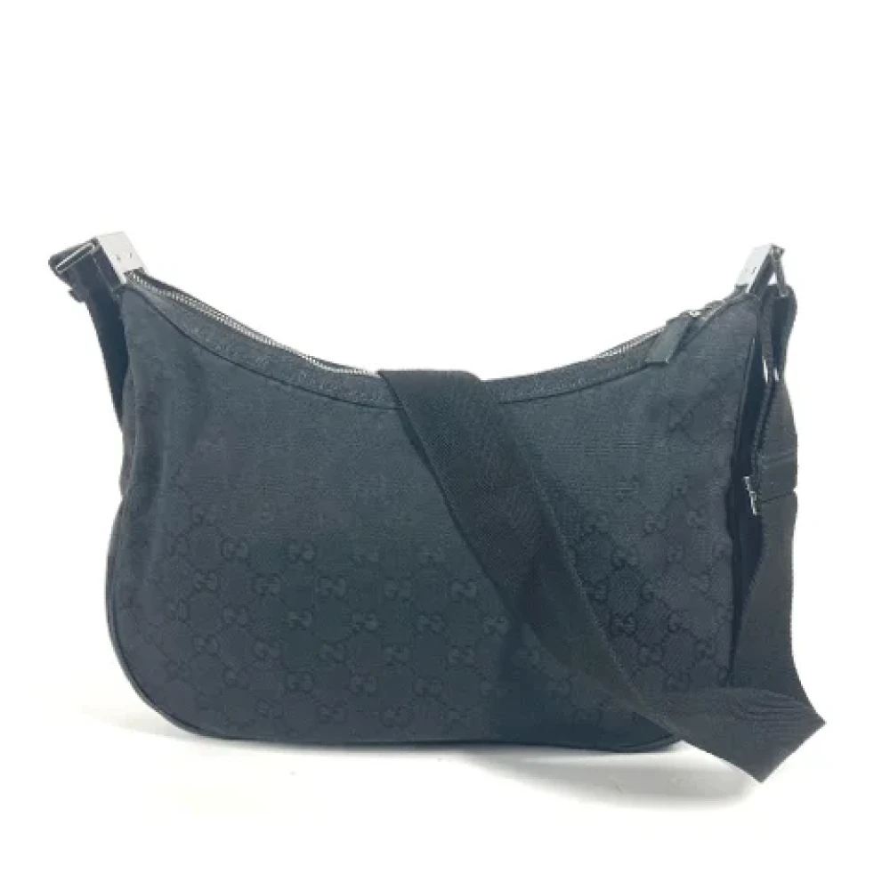 Gucci Vintage Pre-owned Canvas gucci-bags Black Heren
