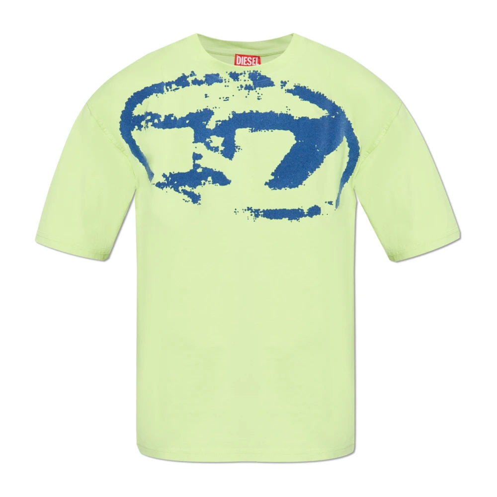 Diesel T-shirt T-Boxt-N14 Green Heren