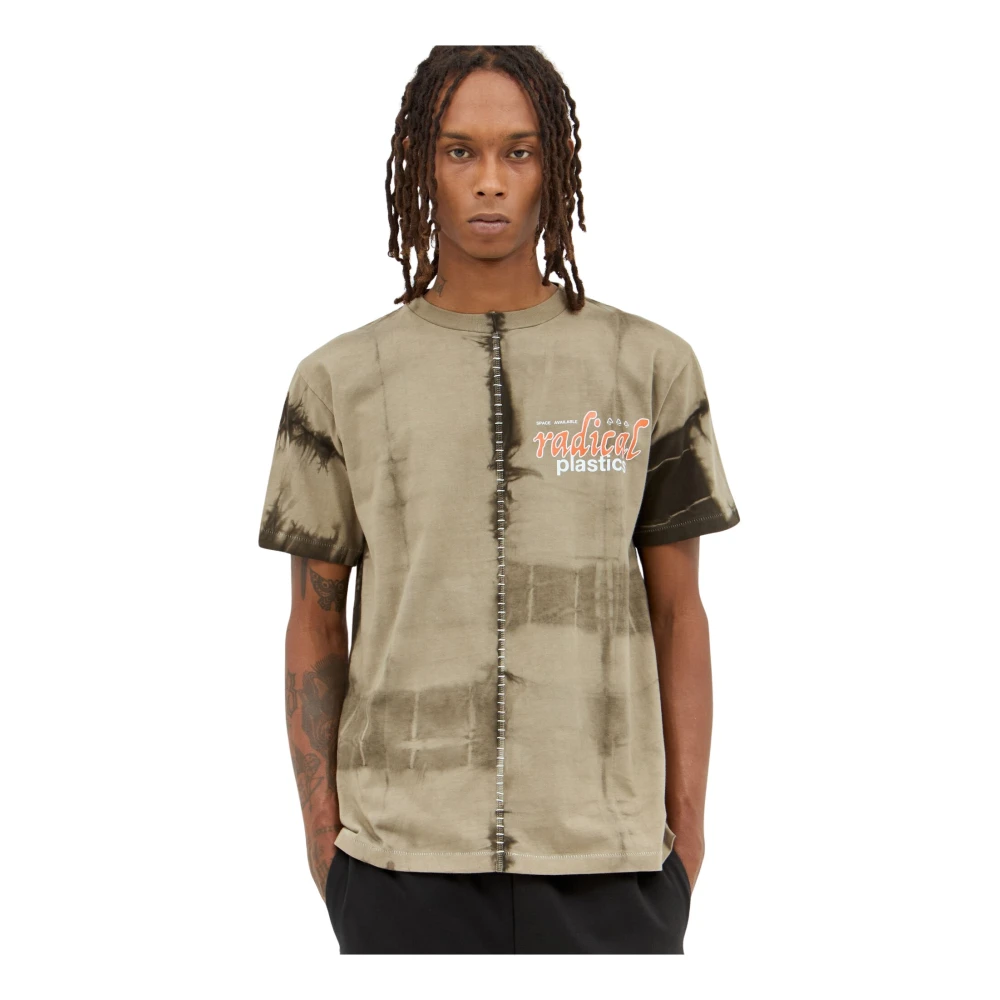 Space Available Radical Plastic T-shirt Katoenen Jersey Beige Heren