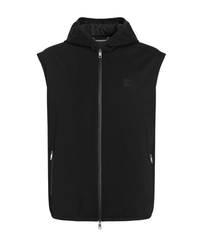 veste-a-capuche-a-logo-noir