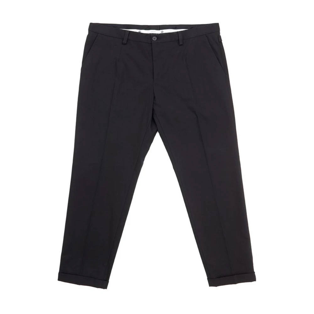Dolce & Gabbana Men's Black Suit Trousers,, Cotton Jeans And Trousers 2XL